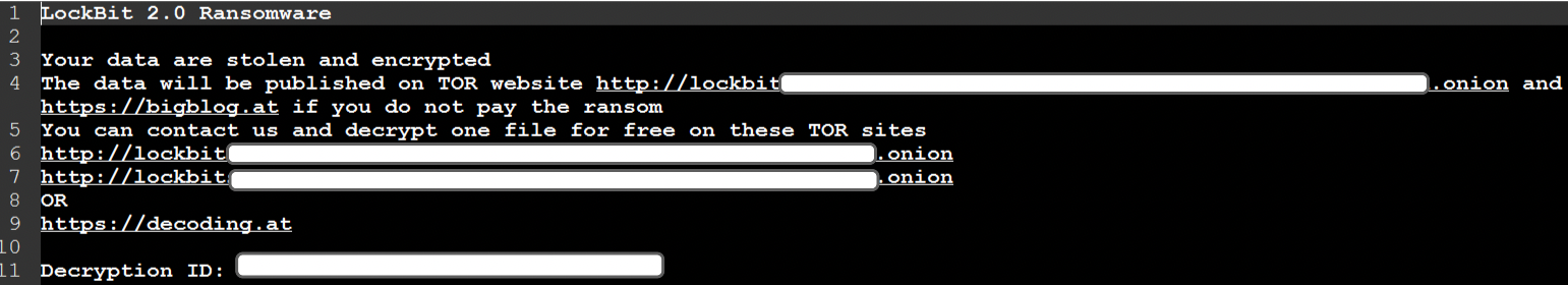 THREAT ANALYSIS REPORT: LockBit 2.0 - All Paths Lead to Ransom