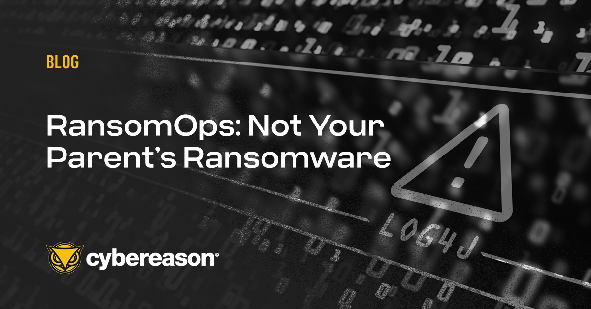 RansomOps: Not Your Parent’s Ransomware