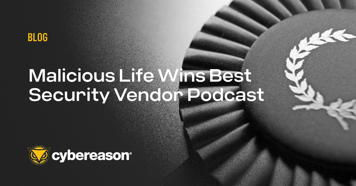 Malicious Life Wins Best Security Vendor Podcast